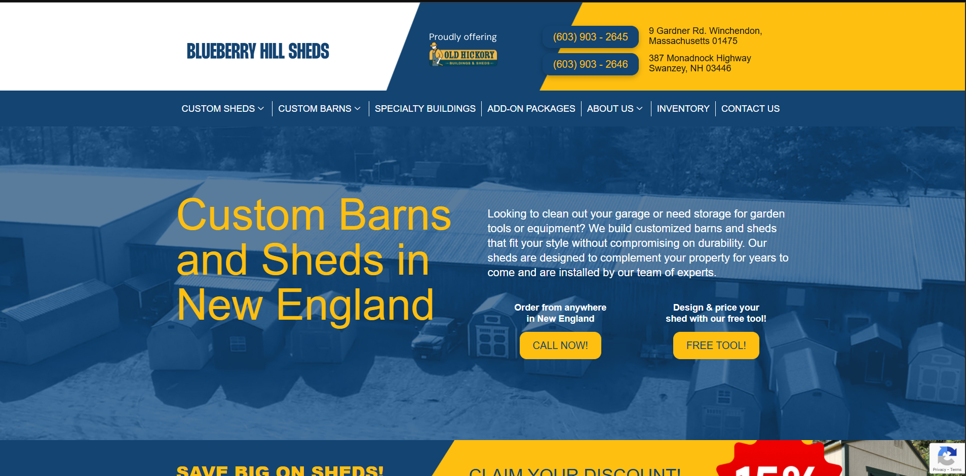 Bluberry Sheds image