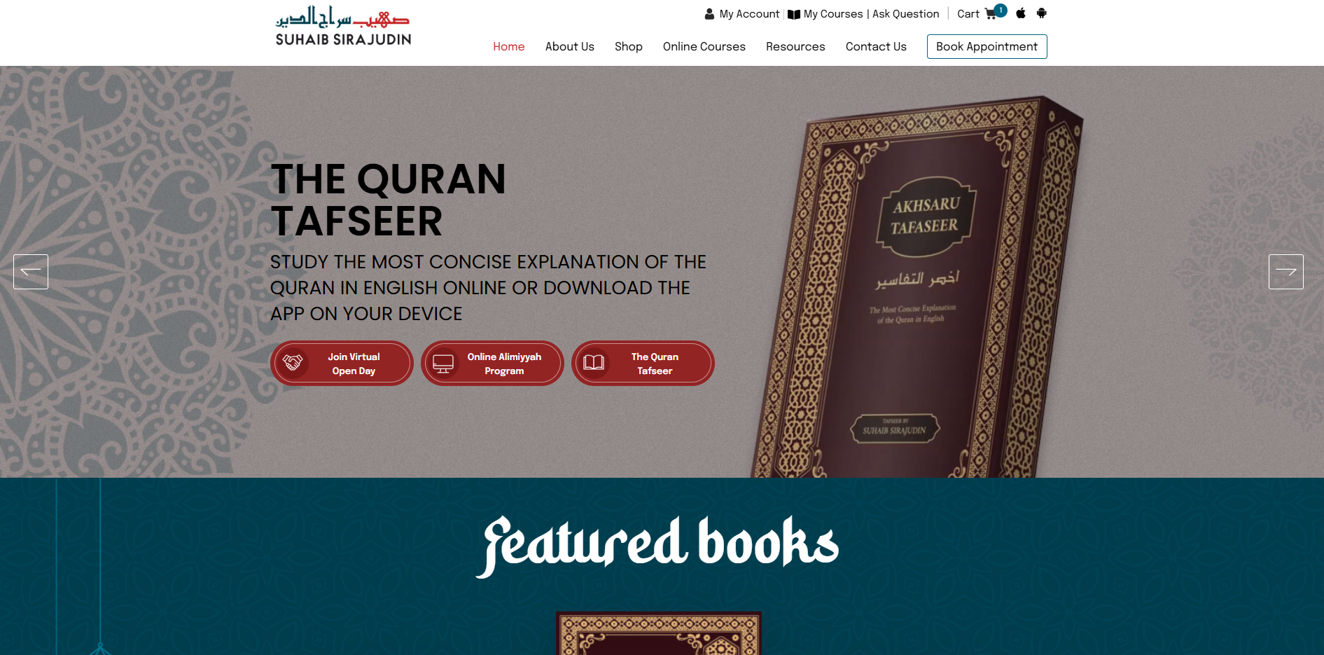 Suhaib-Sirajuddin site image